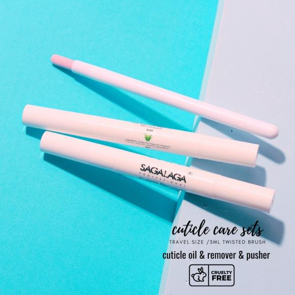 Healthy Formulate Nail Treatment Organic Cuticle Oil Twist Pen Custom Logo Cuticle Remover Liquid Manicure Pusher Tool Kit