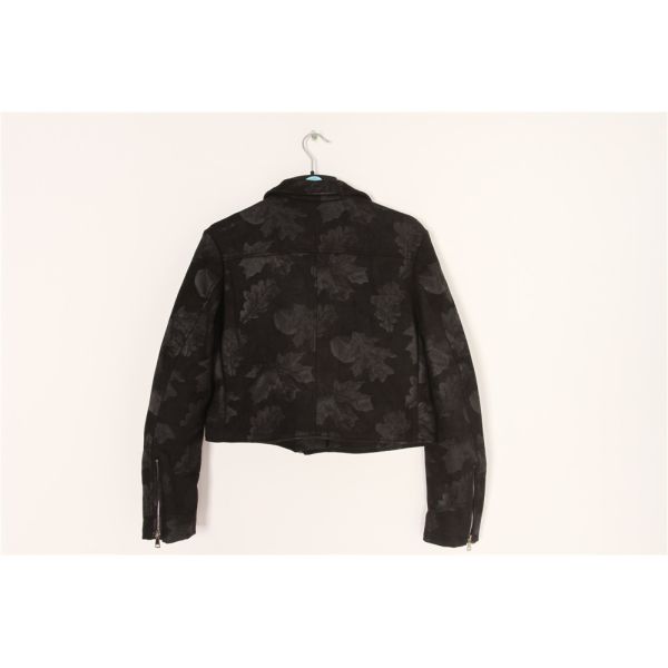 Ladies Suede bomber jacket, Women's Suede jacket, Fashionl style, Metal zipper
