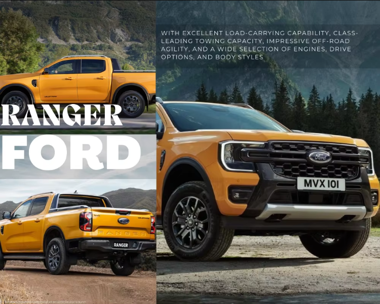 Ford Ranger 2025 Gasoline 2.3T Leather Panoramic Sunroof 360 Camera Pickup