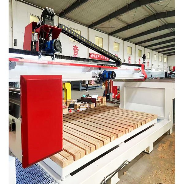 3 Axis 15kw Bridge Cutting Machine for Stone Customizable CNC Machine with Maximum Cutting Length Stone Machinery