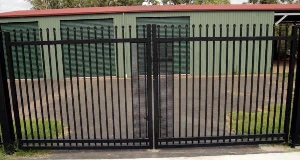 iron steel fence, steel tubular fence, steel pickets fence