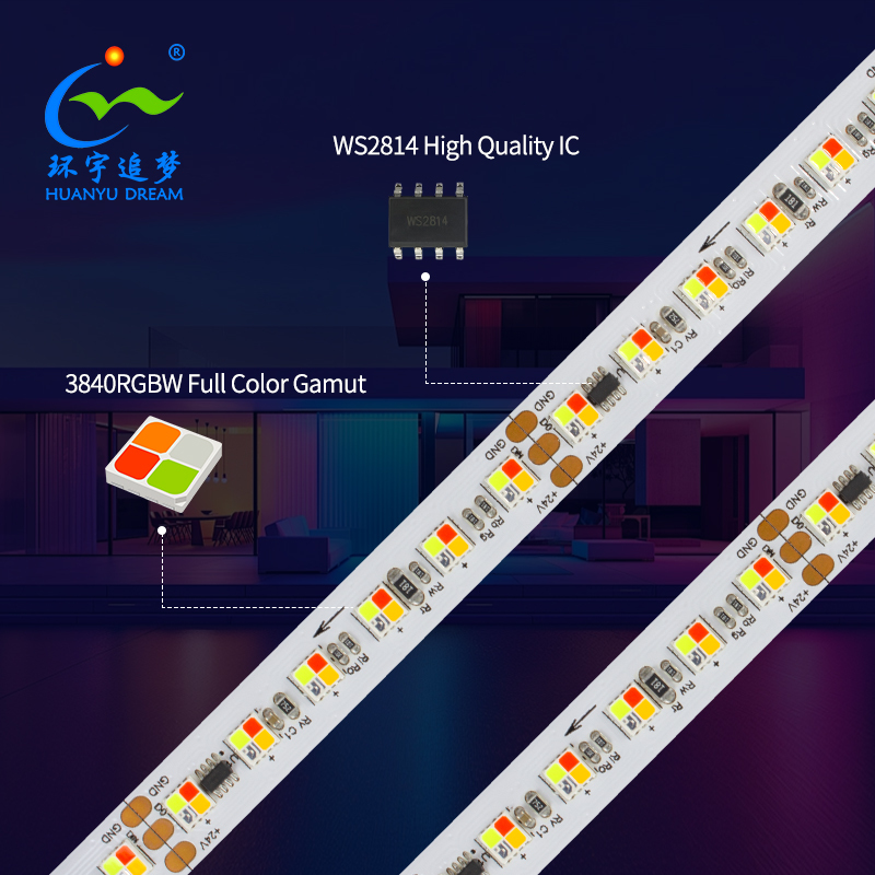 RGB Waterproof LED Strip Light with Easy Installation and Long Lifespan for