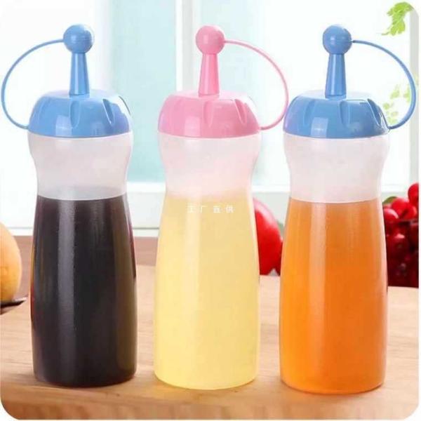 320ml 440ml Botão de Espremedor de Ketchup de Plástico Tomate Espremedor de Ketchup