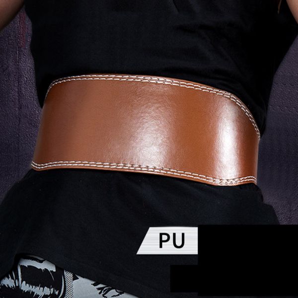 Heavy Duty Workout Boxing Gym Equipments Weight Lifting PU Leather Gym Belt