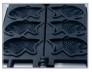 Máquina de Waffle em forma de peixe Elétrica de temperatura ajustável 1.6KW Equipamento de panificação comercial
