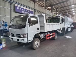 Efficient Tiltable Material Dumping Truck for Construction Sites