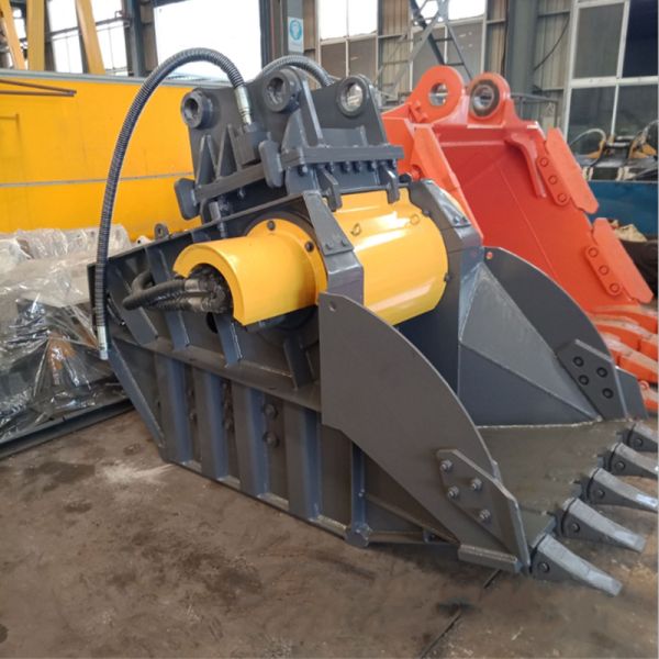 Fine Screening Excavator Rock Bucket Construction Loader Stone Crusher Bucket