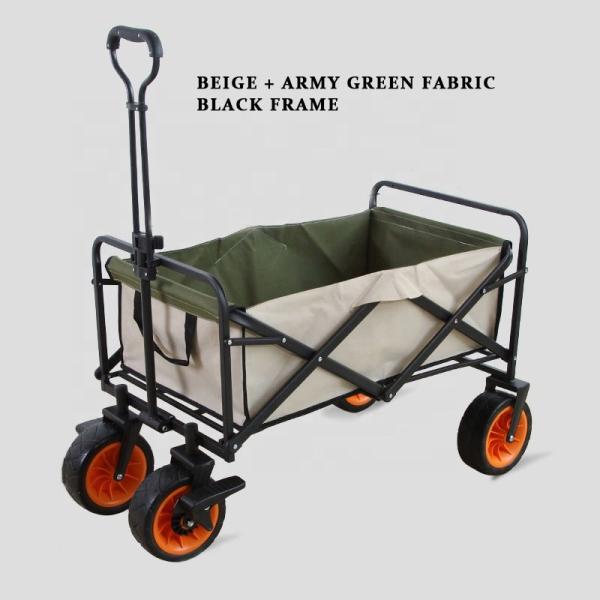 Collapsible Metal Folding Wagon 150L Capacity 100kg Load