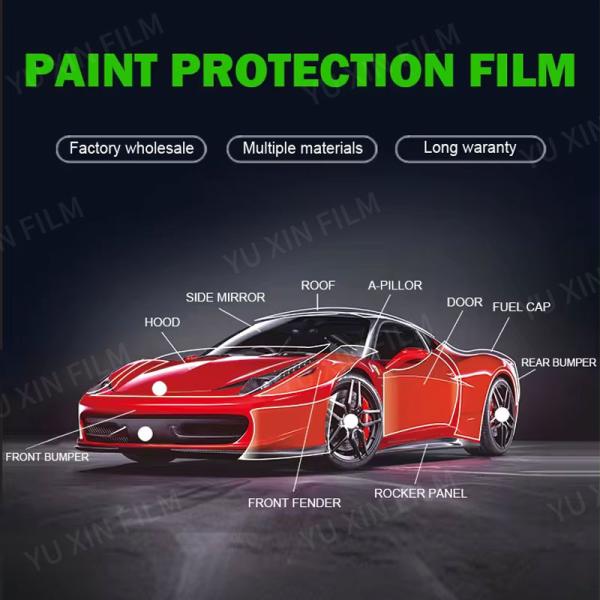 Non Yellowing TPU Paint Protection Film 10 Years Clear PPF FILM High Glossy