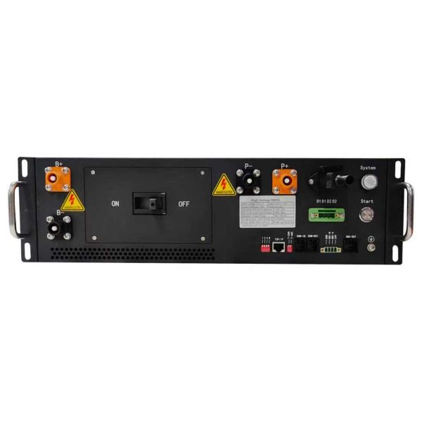 All-In-One 50KWh LiFePO4 Battery 512V 100AH Inverter 40-50KW Hybrid Grid CAN Floor-standing Home Solar Storage System