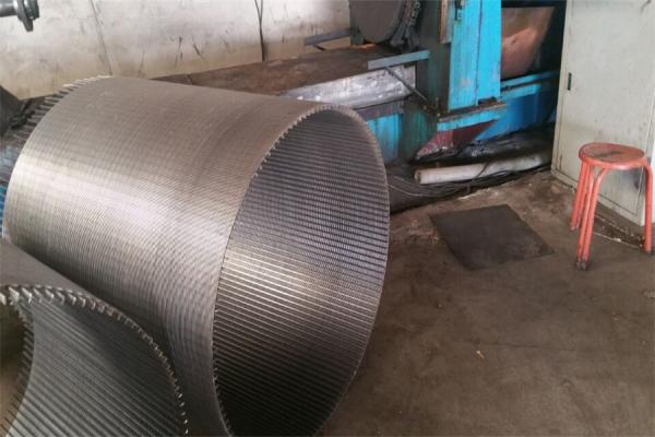 Tubo angular da tela de fio da cunha do filtro da tubulação de filtro SS304 da construção forte