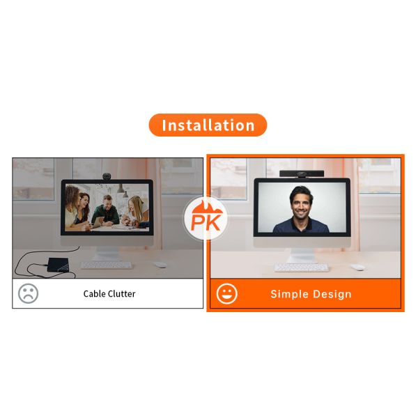 Video Conference System With audio 3A algorithm, conference sound source acquisition and accurate noise suppression