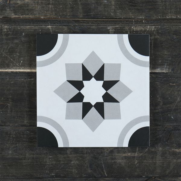 Gray 20x20cm Ceramic Rustic Tile for Hotel Bathroom Floor