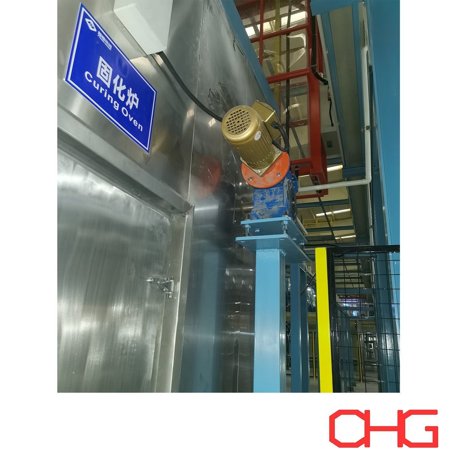 PLC Control Unit Top-Loading Powder Coating Curing Oven for Customized Polymerization Drying Batch Oven