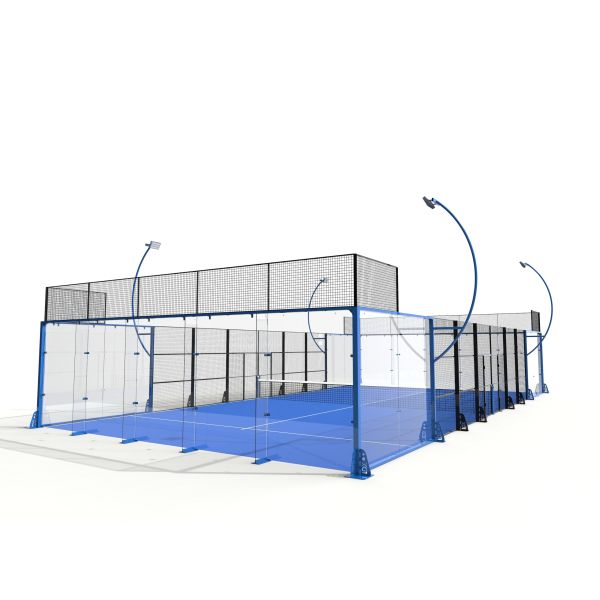 Outdoor Panoramic Glass Padel Court for Clubs & Sports Facilities