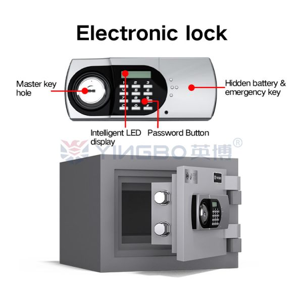 Solid Steel Fire Proof Safe Box Anti Theft OEM Fire Resistant Safe UL Fire Rating