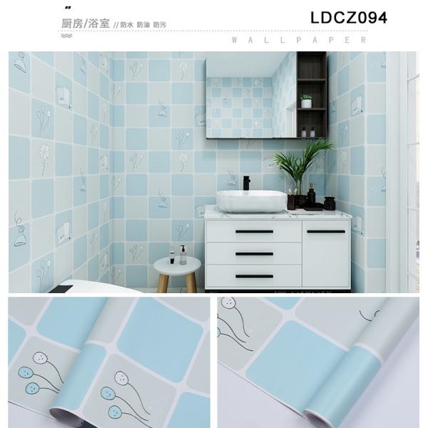 Tapis peints en vinyle Tapis peints en pierre imperméable à l'eau PVC Backsplash Carreaux Décal pour la décoration intérieure