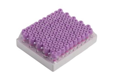 Anticoagulant EDTA Tubes For Blood Collection Purple EDTA K2 EDTA K3 1ml-10mL