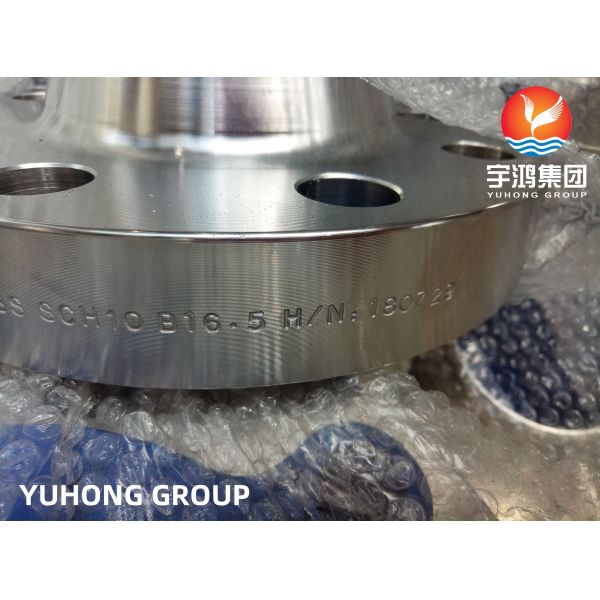 ASTM A182 F347, UNS S34700 Stainless Steel Weld Neck Flange, Raised Face, ASME B16.5