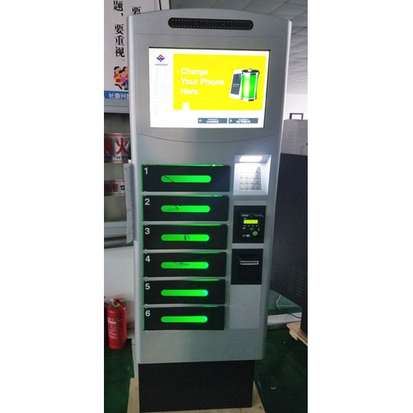 Winnsen High End Vending Public Mobile Phone Charging Kiosk Floor Standing Machine