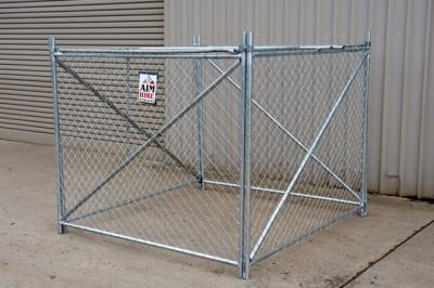 Australian hot sale galvanized steel wire rubbish cage