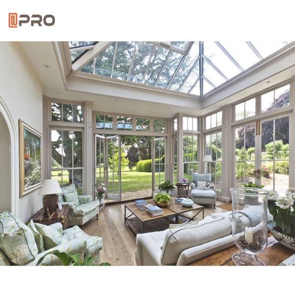 Outside Living Space 6063 Alu Glass Room Addition Custom Modern