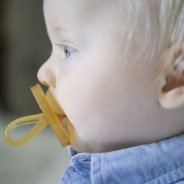 Cute 55mm X 38cm Newborn Baby Pacifier Lightweight Safe Material For Infant