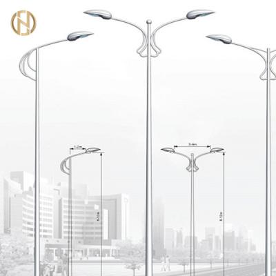 3-10mm Thickness Galvanized Light Pole  2% Dimension Tolerances