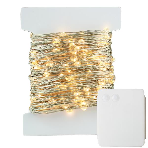 28V Outdoor Battery Operated Multicolor String Lights IP44 30m Length