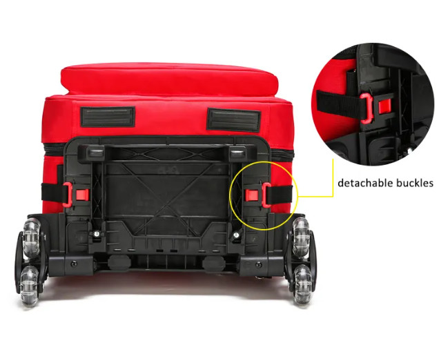Многофункциональная медицинская сумка вагонетки сумки 1800D скорой помощи водоустойчивая медицинская