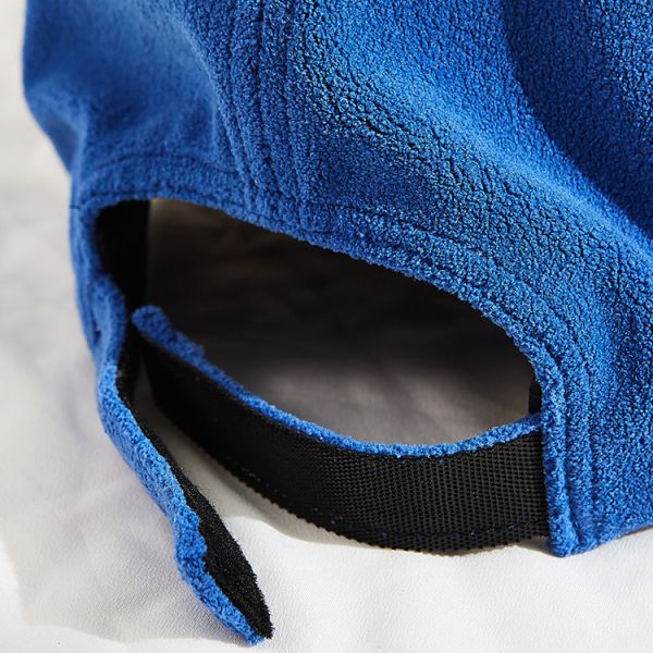 Casquillo de Autumn Winter Polar Fleece Baseball con Debossed Logo Leather Patch