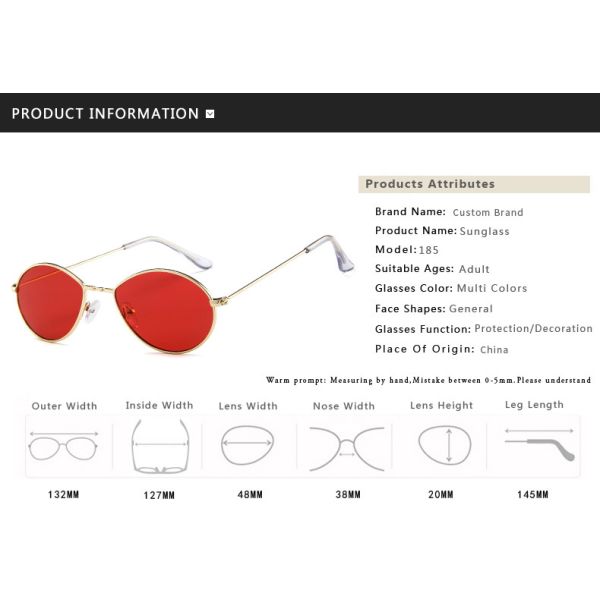 Metal Frame Hot Sale Sunglasses Old Fashioned Classic Star UV400
