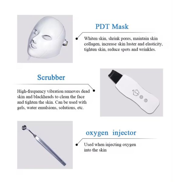 Skin Cleaning Hydrafacial Beauty Machine 7 In 1  Diamond Oxygen Jet Peel Machine