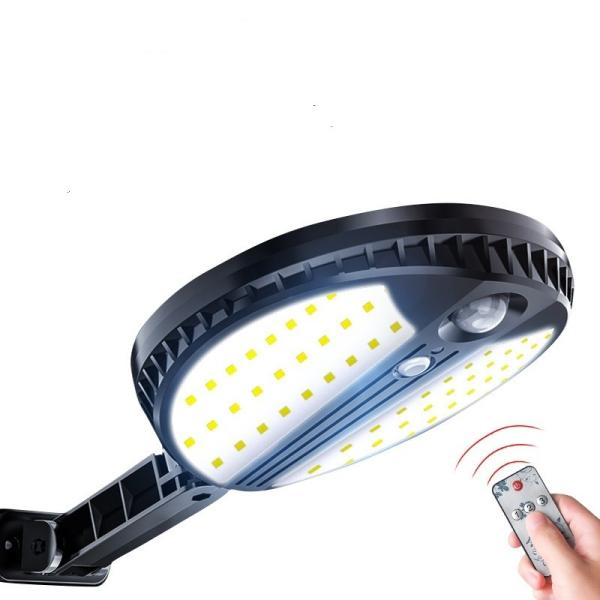 Remote PIR  70pcs 2835SMD Smart Municipal Pole Solar Street Light 35W   Body Induction
