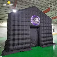 Publicidade Negro Clube Noturno Inflável Tenda Festa Camping Exposição Comercial Tenda