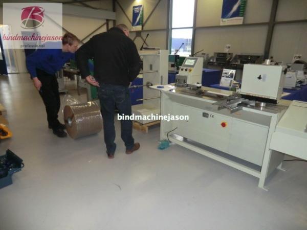 Semi automatic double Wire closing machine DCB360 (1/4 - 1 1/4  ) for notebook