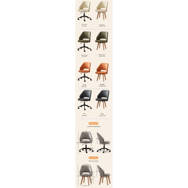 Technical Leather Office Furniture Manager Swivel Ergonomic Computer Meeting Chair