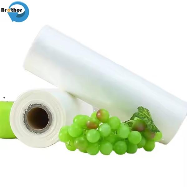 Custom Food Packaging Plastic Produce T Shirt Bags on Roll