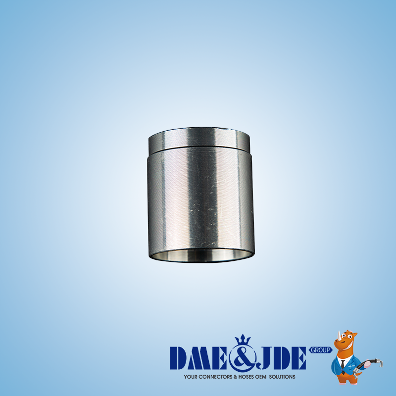 No Skive Ferrule DPF2T Metric Hydraulic Hose Fittings For SAE100 R1AT R2AT Or EN853 1SN 2SN