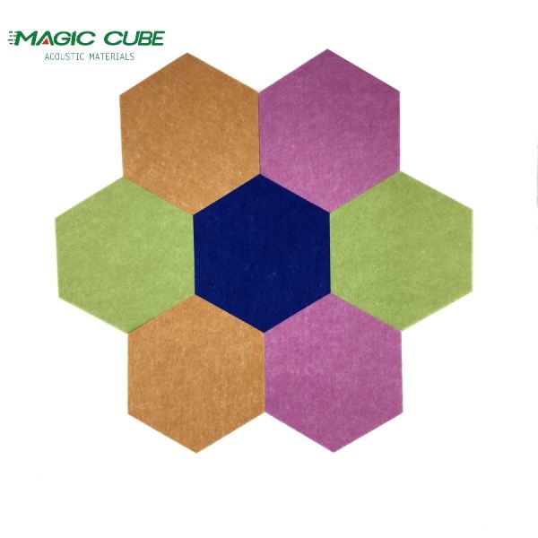 Modern Design Sound Absorbing Acoustic Panel With 100% Polyester Fiber Core Material