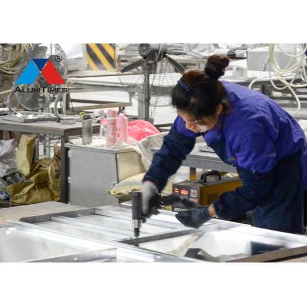 Aluminium Decorative Perforated Metal Panels For Office House Decoration