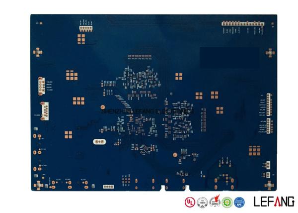 2 Layers Medical Equipment PCB Printed Circuit Board With Blue Solder Mask
