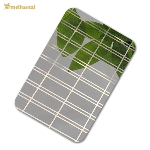 1.00mm Thk Etched Stainless Steel Sheet For Exterior Decorative Plate