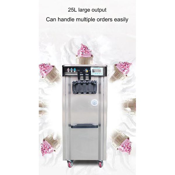 220V Voltage Ice Cream Filling Machine High Expansion Rate Commercial Soft Serve Maker