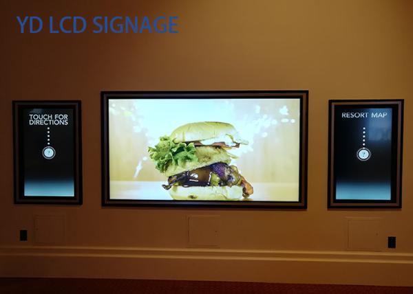 450cd/m2 Brightness Interactive Digital Whiteboard LCD Advertising Video Player