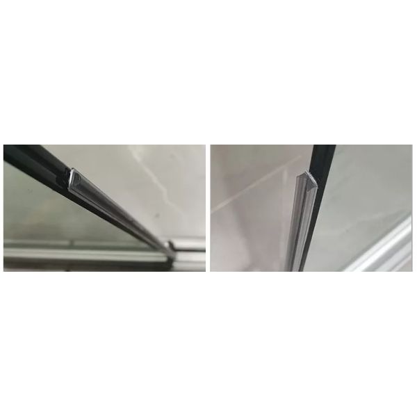 Алюминиевая стена складчатости перегородки раздвижной двери балкона офиса Фреймлесс стеклянная подвижная