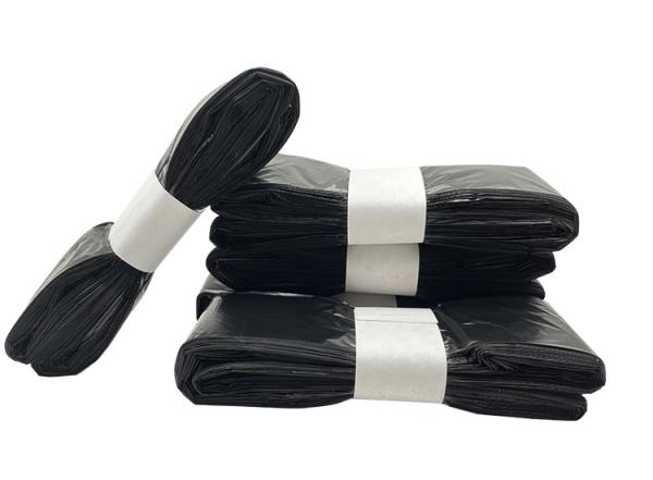 6M Trash Can Automatic Bag Customized Compostable Kitchen Trash Bags Black