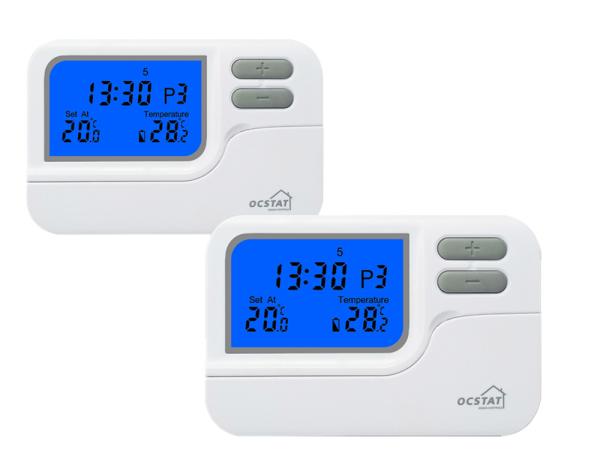 Bateria termostato programável da sala de 7 dias com aquecimento e refrigerar