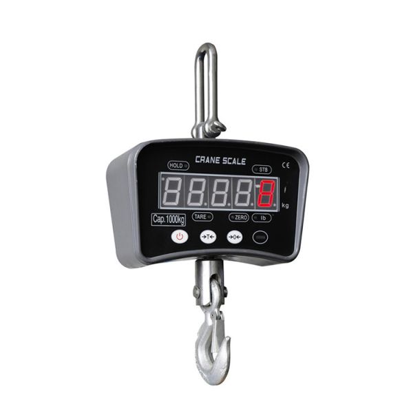 500-1000 kg de control remoto inalámbrico Electrónico de peso colgante de gancho de la balanza con 50g de precisión y almacenamiento de batería de litio