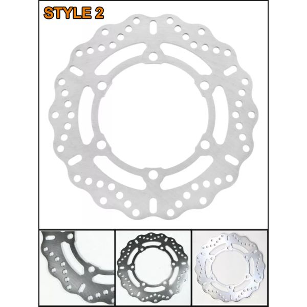 Custom Racing Motorcycle 240mm Disc Brake Rotor for Kawasaki KLR 650 KL650 5mm Thick